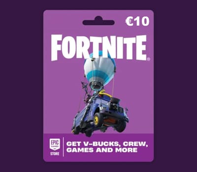 Fortnite EUR 10 PC Epic Games Gift Card DE cover