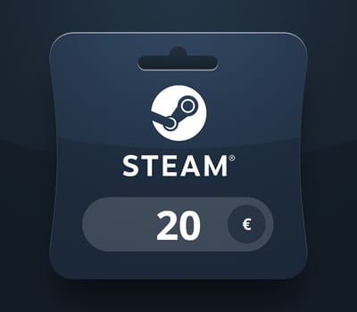 Steam Gift Card €20 EU Activation Code cover