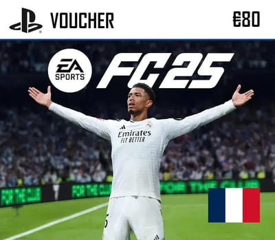 EA SPORTS FC 25 PlayStation Network Card €80 FR cover