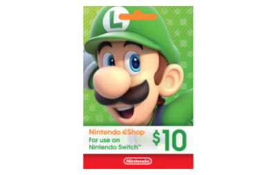 Nintendo eShop™Store Gift Card (USD $10) Indonesia gift card