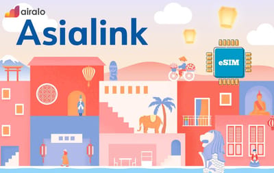 Asialink eSIM Asia 3 GB - 30 Days eSIM (Worth USD13) Malaysia gift card