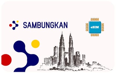 Sambungkan eSIM Malaysia 3 GB - 30 Days eSIM (Worth USD8) Philippines gift card
