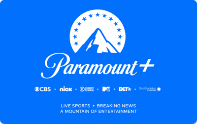 Paramount Plus USA gift card
