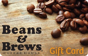 Beans & Brews Coffee House gift card