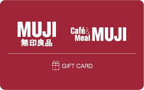 Muji Thailand gift card
