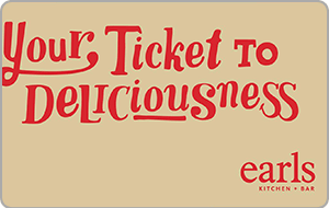 Earls Canada gift card