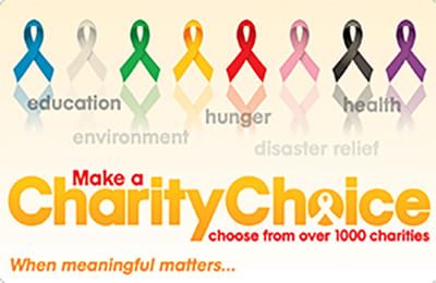 Charity Choice gift card