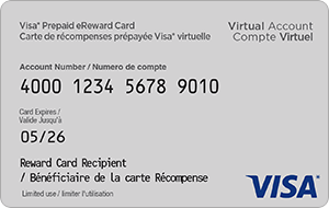 Vanilla Visa Canada gift card