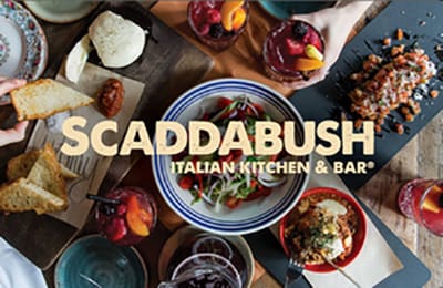 SCADDABUSH Italian Kitchen Bar Canada gift card