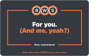 BWS Australia gift card