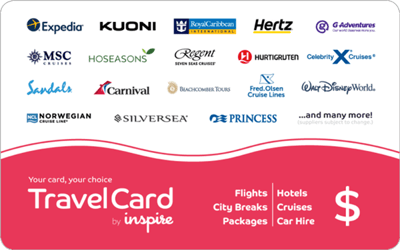 Travelcard by Inspire gift card