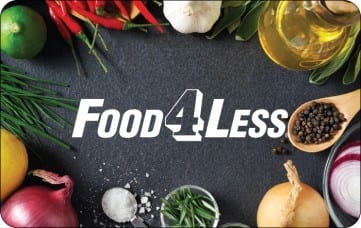 Food 4 Less gift card