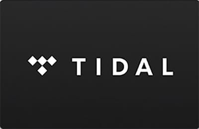 TIDAL USA gift card