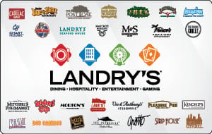 Landry’s Multi-Brand gift card