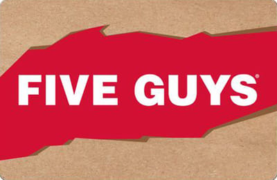 Five Guys UK gift card