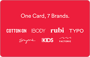 Cotton On Group Australia gift card