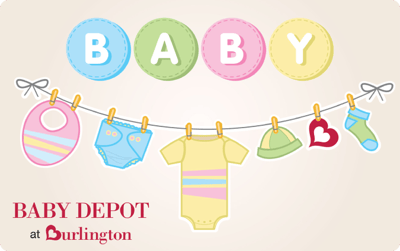 Baby Depot at Burlington USA gift card
