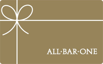 All Bar One UK gift card