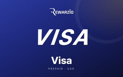 Rewarzio Visa Card USD gift card