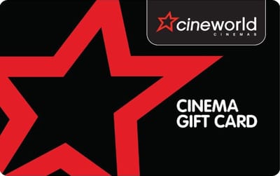 Cineworld UK gift card