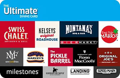 Ultimate Dining Card Canada gift card