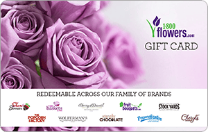 1-800-Flowers gift card