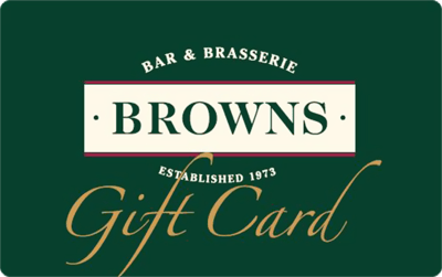Browns UK gift card