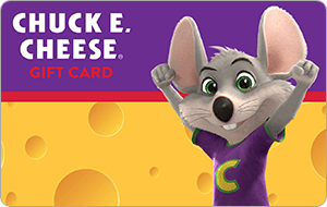 Chuck E. Cheese® gift card