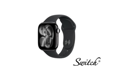 Apple Watch Series 11 GPS 42mm Jet Black Aluminium Case with Black Sport Band - S/M MEQT4X/A Malaysia gift card