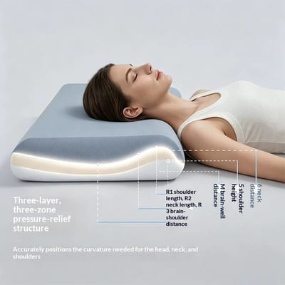 Class A Deep Sleep Pro 4 Memory Foam Pillow Core For Cervical Spine Support