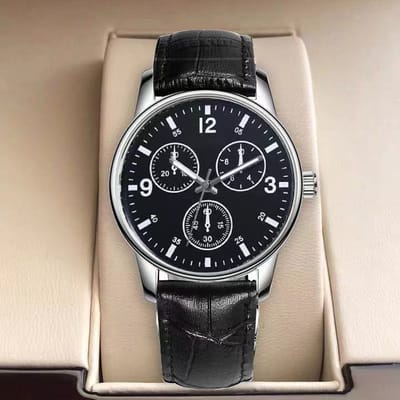 Trendy Men's Steel Mesh Waterproof Men's Watch