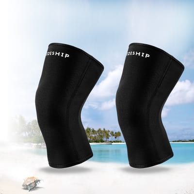 Lengthened Cold-proof Knee Pads Deep Diving Thickened Diving Fabric For Men