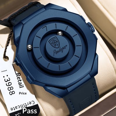 Authentic Fashion Men's Suspension Magnetic Watch