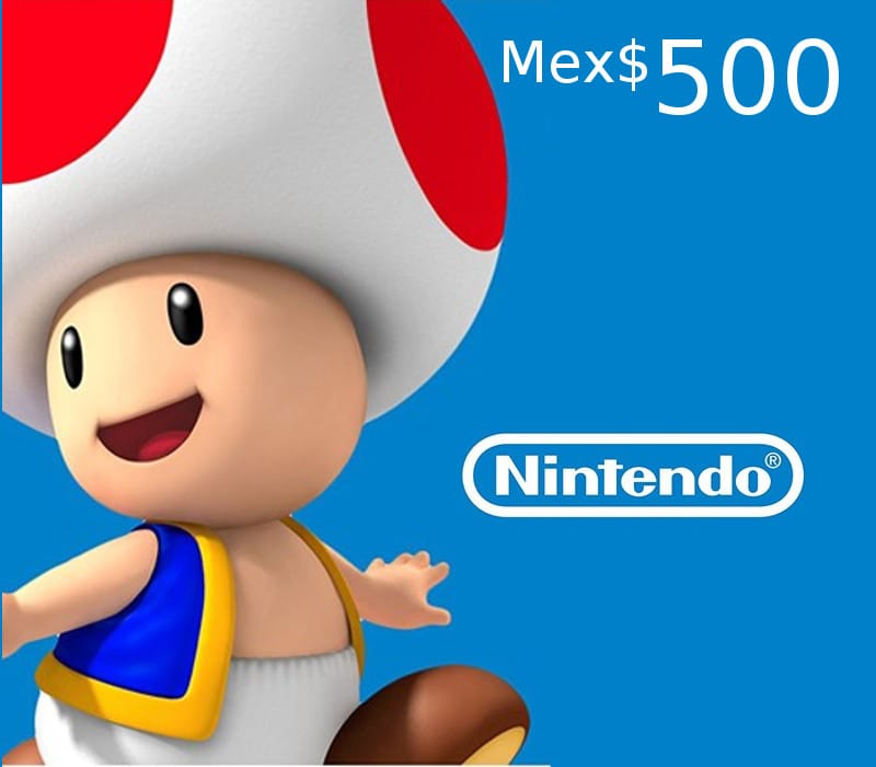 Nintendo eShop Prepaid Card MXN 500 MX Key cover art