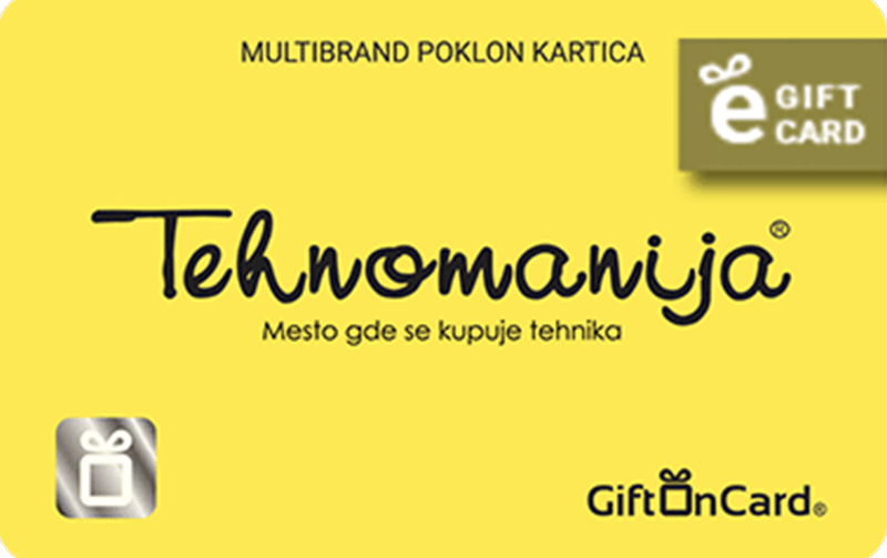 Подарункова картка Tehnomanija Serbia
