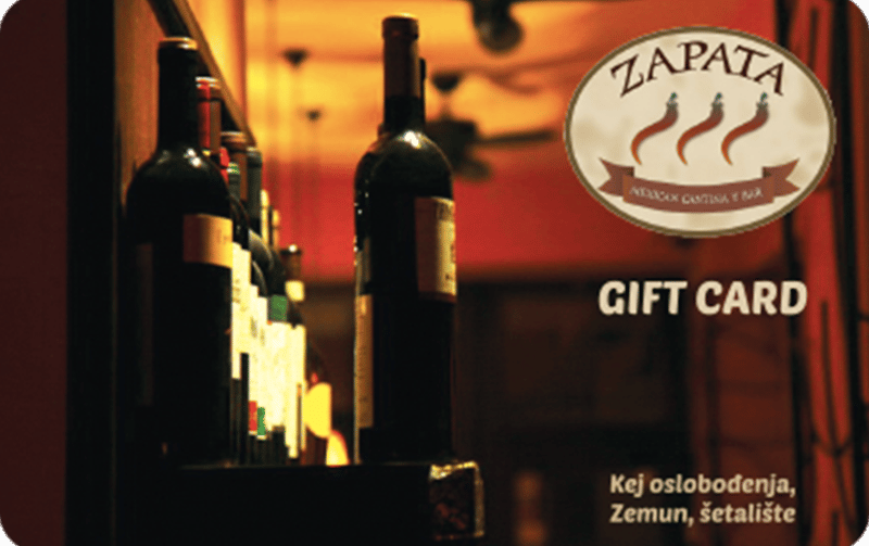 Zapata Serbia gift card