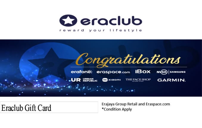 Eraclub E-Gift Card ( Erajaya ) Indonesia gift card