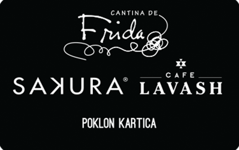 Cantina de Frida/Sakura/Lavash Serbia gift card