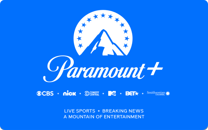 Paramount Plus USA gift card