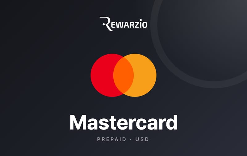 Rewarzio Mastercard USD gift card