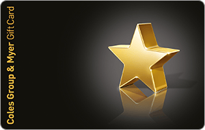 Coles Group & Myer Australia gift card