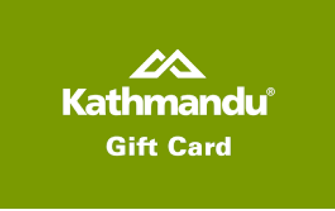 Kathmandu New Zealand gift card