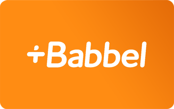 Подарочная карта Babbel Germany