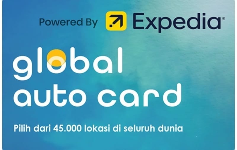 Global Auto Card powered by Expedia Indonesia gift card