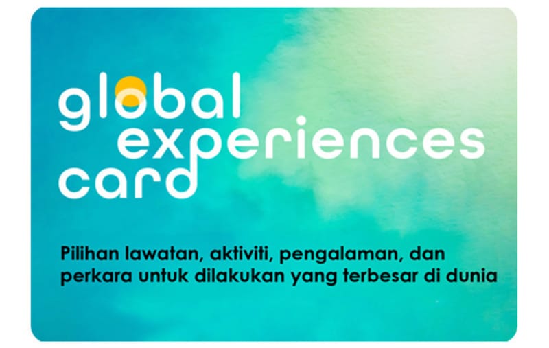 Global Experiences Card powered by Viator Indonesia gift card