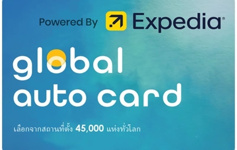 Global Auto Card powered by Expedia Thailand gift card