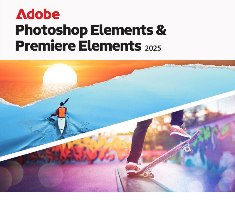 Adobe Photoshop Elements 2025 & Premiere Elements 2025 (3 Years / 1 PC/MAC) cover art