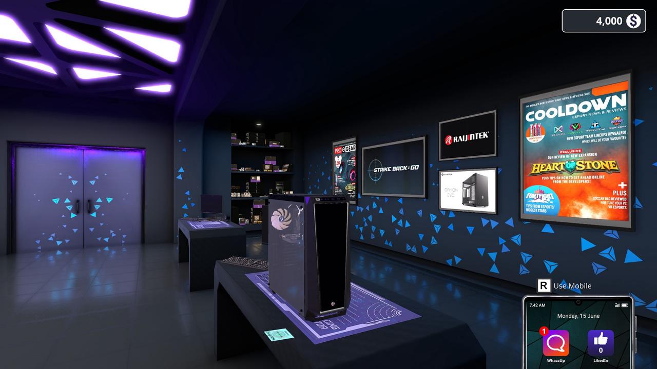 PC Building Simulator: Esports Edition Steam CD Key screenshot 1