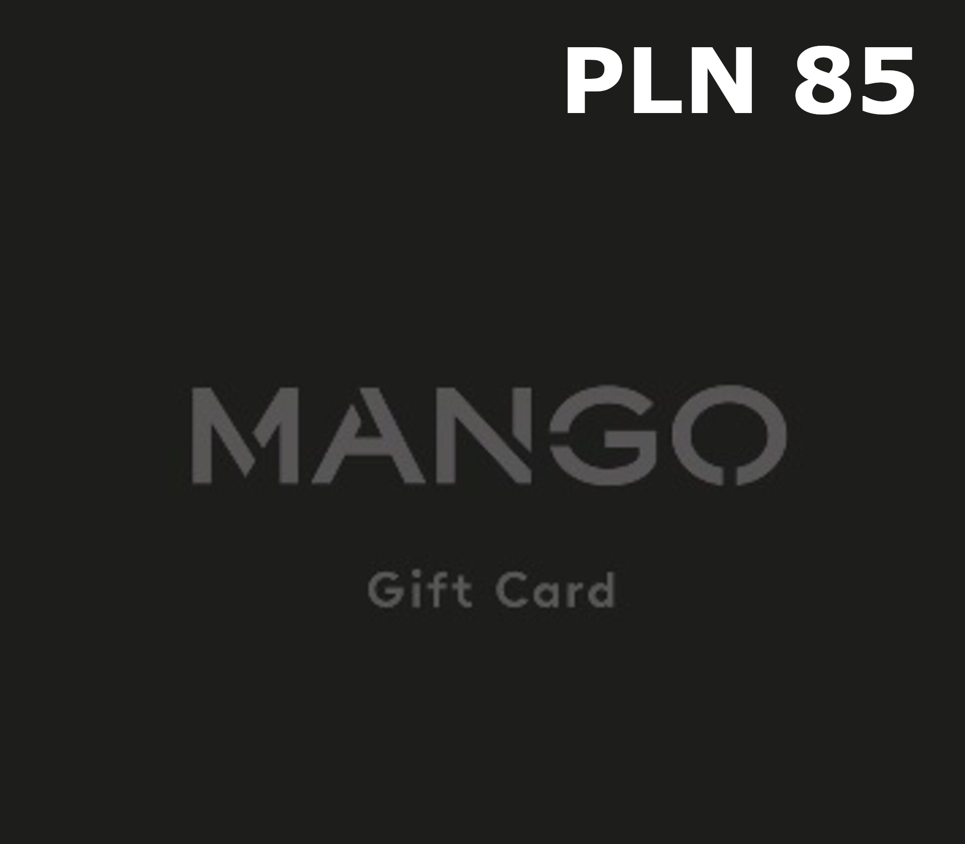 Mango 85 PLN Gift Card PL cover art