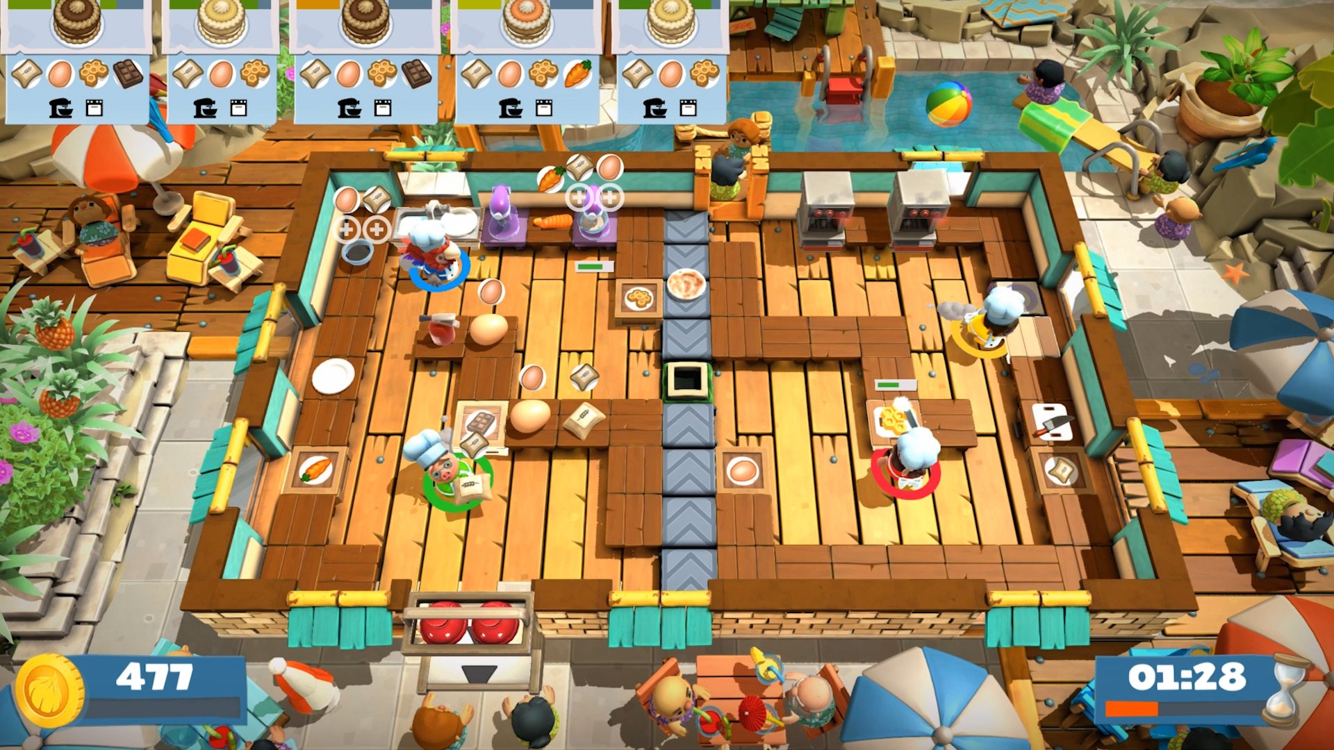 Overcooked! 2 - Surf 'n' Turf DLC EU Steam CD Key screenshot 7
